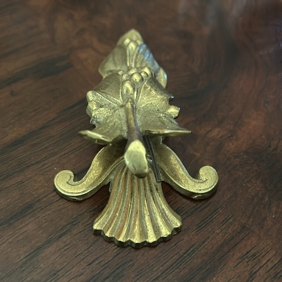 Virginia Metalcrafters MISTLETOE paper clip design number 7-27 VA VMC Brass - Picture 3 of 7